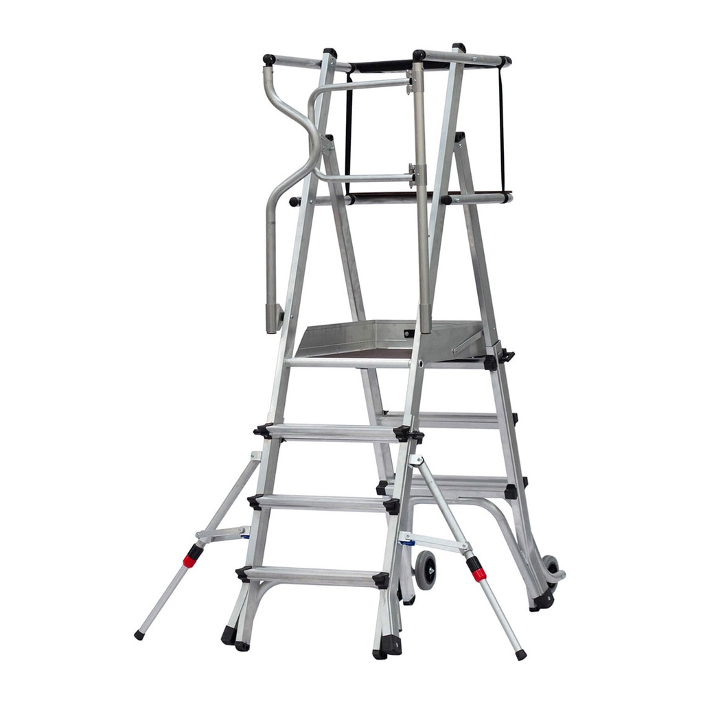 Escalera plataforma de aluminio Protect Flex