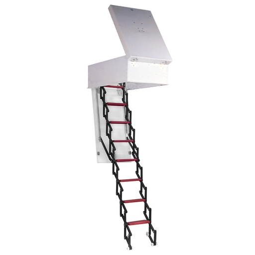 Escalera de techo de acordeón para terraza COOL Red