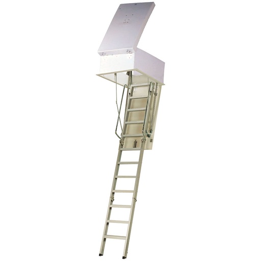 Escalera de techo tres tramos en Aluminio para Terraza C-3