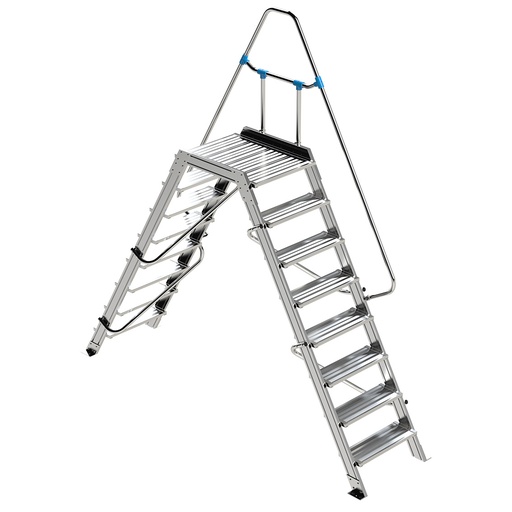 Escalera Puente Industrial Aluminio 60º